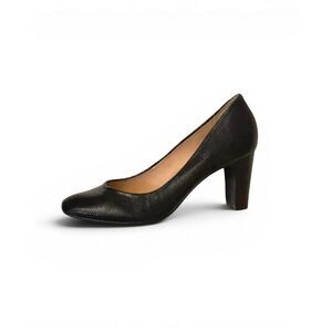 Nurture Maren Black Lizard-Embossed Pump, Excellent! Size 10